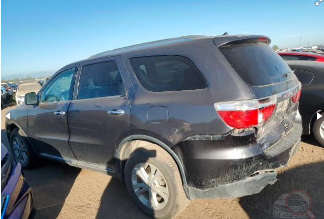 Dodge Durango Crew 2013 Charcoal 3.6L 6 