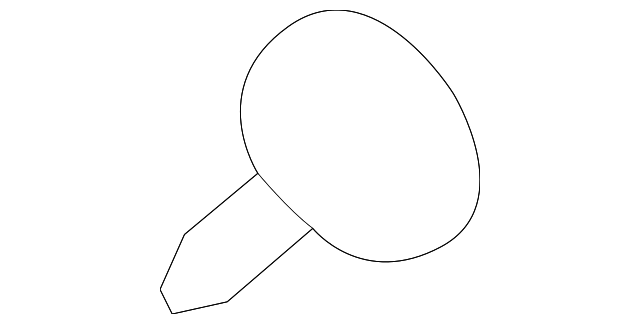 Wheelhouse Liner Pin - Mopar (6510139AA)
